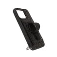 thumbnail image 2 of Walli Cases Blacked Out Leopard Magnetic Phone Case for iPhone 15 Pro with Wallet, Kickstand & Finger Strap, 2 of 2