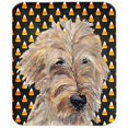 thumbnail image 1 of 7.75 x 9.25 In. Goldendoodle Halloween Candy Corn Mouse Pad, Hot Pad or Trivet, 1 of 1