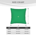 thumbnail image 4 of Bingfone Forestgreen Linen Throw Pillow Covers Cushion Case Pocket Button Vintage Farmhouse Pillowcase for Sofa Couch Bed 16"x16", 4 of 9