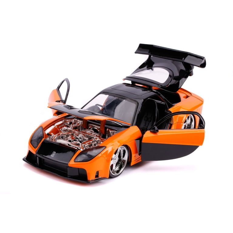 Han's Mazda RX-7 RHD (Right Hand Drive) Orange and Black 