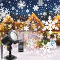 thumbnail image 4 of Christmas Snowflake Projector Lights Outdoor Led  Snowfall  Lights Christmas Projector Lamps ,Easy to Setup, 4 of 6