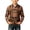 Brown # Boys Shirts, variant on Falkdiz Denim Style Shirts for Boys Plaid Button Up Vintage Long Sleeve Casual Graphic Boys Tops Travel,Brown,Size: 2