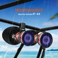 thumbnail image 2 of Pyle Dual Waterproof Off-Road Speakers - 6.5" 200W 2-Way Marine Sound System w/LED Light PLMRWK61BK, 2 of 8