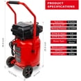 thumbnail image 3 of Craftsman 1000982 10 gal Vertical Portable 150 PSI Air Compressor Tank - 1.8 HP, 3 of 8