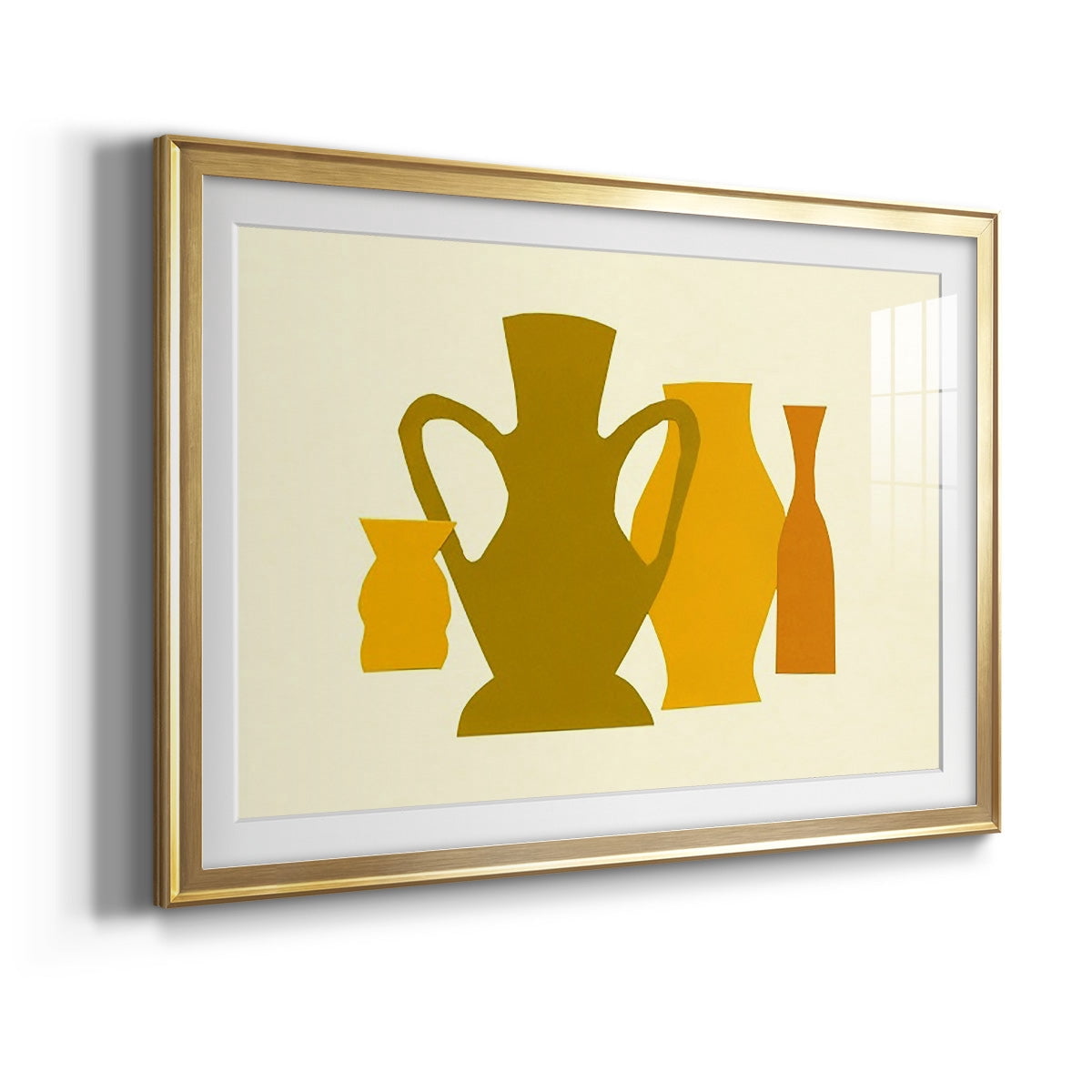 Posing Pottery I Premium Framed Print - Ready to Hang