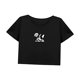 thumbnail image 3 of Camiseta corta informal para mujer, camiseta corta de recuerdo suave de verano para caminar y acampar XL, 3 of 7