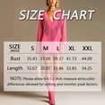 thumbnail image 3 of Morttic Sexy Deep V-Neck Fringe Mini Dress for Women – Shiny Solid Color, Western Long Sleeves, Slim Fit Party Dress Shiny Pink，S, 3 of 3