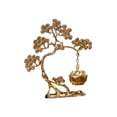 thumbnail image 1 of Quemador de incienso colgante con forma de pino, diseño vintage decorativo Oro, 1 of 9