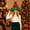 Red, variant on Nsxcdh Tinsel Christmas Tree Hat for Women,Metallic Tinsel Cone Hat with Gold Star Topper,Wide Green Floppy Brim and Open Fit,Novelty Holiday Party Photo Prop Hat