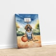 thumbnail image 3 of Happy Father's Day Bloodhound Playing Basketball with Best Dad Jersey Vertical Matte Canvas Poster Dog Lover Wall Art Home Decor - 13006, 3 of 5