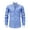 #1_Blue, variant on Men's French Cuff Plaid Dress Shirt 2025 Fall Regular Fit Long Sleeve Formal Button Down with Cufflinks