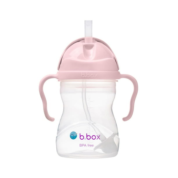 b.box Vaso para sorber con pajita ponderada. Beba desde cualquier ángulo, a prueba de fugas, a prueba de derrames, de fácil agarre. Sin BPA, apto para lavavajillas. Para bebés de 6 meses en adelante h