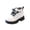 White, variant on Non Slip Shoes, Kid's Boots, Kid's Winter Boots, Walking Shoes, Boys Girls Combat Boots Patent Leather Outdoor Chunky Ankle Hiking Boots Sneaker High Top Casual Lace Up Shoes, Yellow US-13C/EU-29