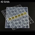 thumbnail image 1 of 10 Sheet Plastic Coin Wallets 42 Pocket Holders Storage Collection Pages Clear, 1 of 12