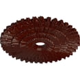 thumbnail image 3 of Ekena Millwork 24 3/4"OD x 3 1/4"ID x 1 7/8"P Eryn Ceiling Medallion (Fits Canopies up to 4"), Hand-Painted Brushed Mahogany, 3 of 6