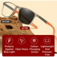 thumbnail image 5 of Converisely Fashionable Silicone Sports Reading Glasses, Converisely Reading Glasses, Multi-focal Readings Glasses, 5 of 7