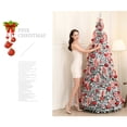 thumbnail image 2 of 6 Ft Pops Up Christmas Tree with Lights: Pre-lit Collapsible Tree for Home Decor, 2 of 6