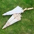 thumbnail image 2 of Maxcozy Mini Handmade Lace Silk Embroidery Flower Umbrella (Smaller Than Your Imagination !!!! )（Just for Photography or Decor, not Practical for Raining Day, 2 of 6