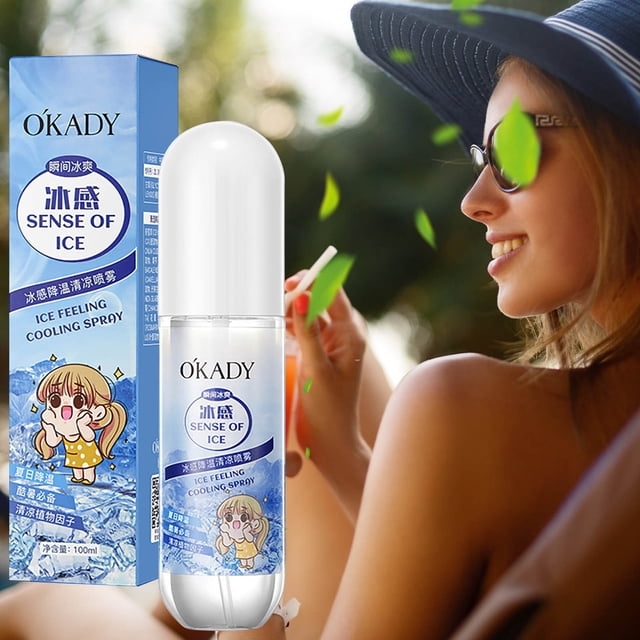 Dvkptbk Spray Ice Coolings Spray Moisturizing Moisturizing Mild and Refreshing 100ml