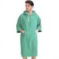 thumbnail image 1 of Capa con capucha de fibra engrosada, toalla de baño, capa para nadar, hacer surf en la playa, bata de baño para hombres y mujeres, 1 of 5