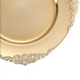 thumbnail image 4 of BalsaCircle 24 Gold 13" Acrylic Round Charger Plates Decorations Embossed Rim, 4 of 8