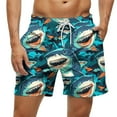 thumbnail image 3 of Goodtrade8 Mens Swimming Trunks Board Shorts Swimwear Summer Vacation Breathable Casual Drawstring Elastic Waist Holiday Swim Shorts for Men,Size L, 3 of 7