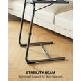 thumbnail image 2 of TV Tray - TV Table for Eating, Folding Table Trays with 6 Height & 3 Tilt Angle, TV Tray Table with Removable Cup Holder, Dinner Tray for Eating or Working on Couch, Bed & Office$$Furniture, 2 of 8