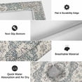 thumbnail image 5 of Beige Boho Floral Outdoor Rug 3x5 Ft, Non Slip Washable Area Rug, Medieval Vintage Ethnic Flower Abstract Patio Rugs Carpet Runner, Large Floor Mat for Indoor/Outdoor Deck Porch Camping, 5 of 8