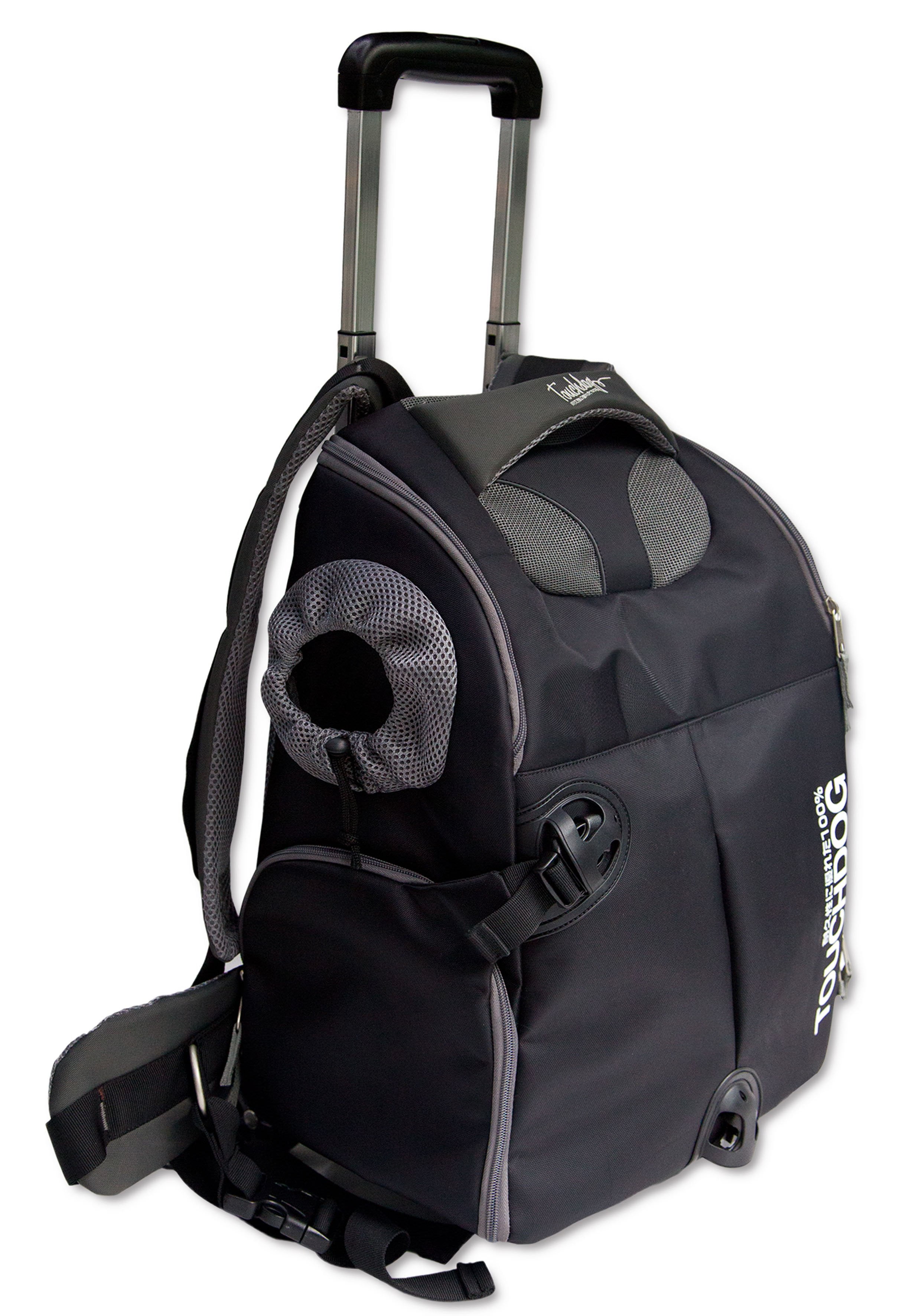 Wuffle Duffle Wheeled Backpack Pet Carrier