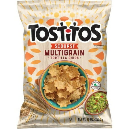 2 Pack - Tostitos Tortilla Chips Scoops Multigrain 10 oz Package May Vary