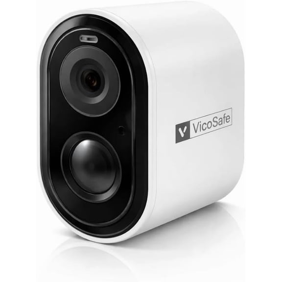 VicoHome Outdoor Security Camera Wireless X84, Full HD WiFi Camera, Night Vision, AI Motion Detection, Two-Way Talk, Weather-Resistant IP65, Cloud & SD Storage, Strong Battery up to 6 Months