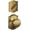 Antique Brass, variant on Schlage F59PLY605CAM Plymouth Single Cylinder Interior Pack - Brass