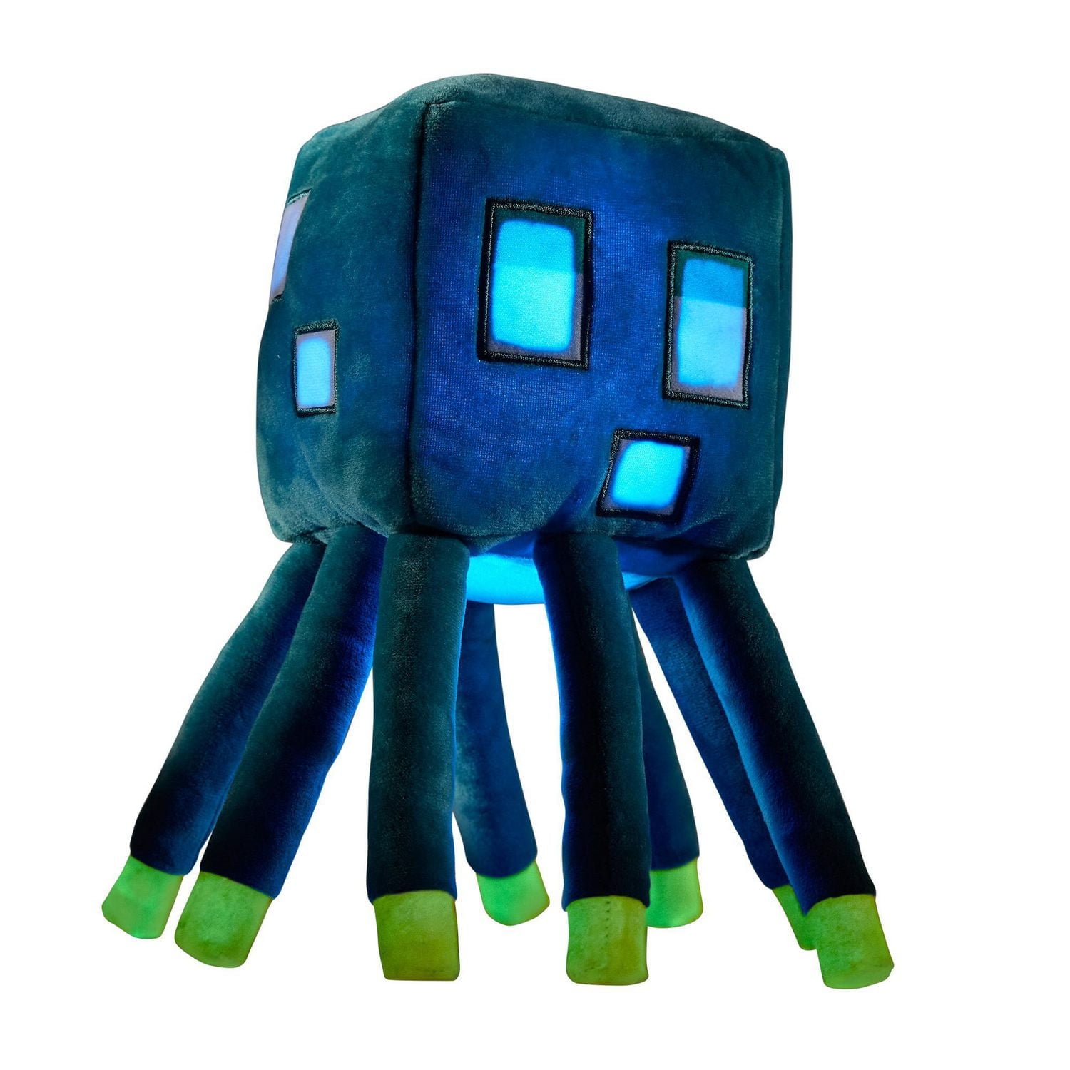 Minecraft-Peluche Calamar Phosphorescent avec lumières et sons