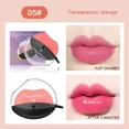 thumbnail image 3 of Purple Pearl Glitter Temperature Change Lipstick Moisturize Color Changing Lazy Lip Seal Tint Balm Lasting Waterproof Maquillaje, 3 of 5