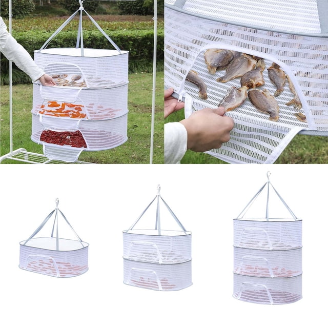 Vaidha Flat Clothes Drying Rack - Foldable Mesh Clothes Flat Drying Rack, Underwear Drying Cage