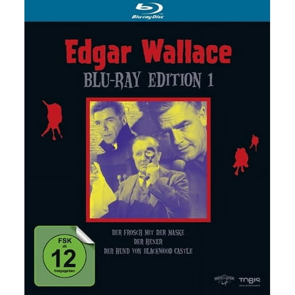 Edgar Wallace Collection (Edition 1) - 3-Disc Set ( Der Frosch mit der Maske / Der Hexer / Der Hund von Blackwood Castle ) ( Face of the Frog / The Mysterious M [ Blu-Ray, Reg.A/B/C Import - Germany ]