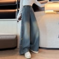 thumbnail image 3 of Shadoumai Stylish Girls Straight Leg Pants With Embroidered Design Fashion Wide Leg Trousers For Big Kids And Tweens Comfortable Casual Long Pants, 3 of 8