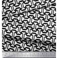 thumbnail image 3 of Soimoi Georgette Viscose Fabric Geometric Abstract Fabric Prints by Yard 42 Inch Wide, 3 of 3