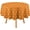 Orange White, variant on Round Table Cloth, Orange White Polka Dots Tablecloth Washable Dinng Table Covers Decorative for Kitchen & Table Linens 70" x 70"