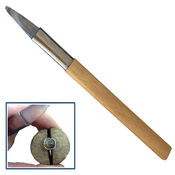 9" Straight Agate Burnisher Carving Precious Metal Clay Bezel Closing jewelry