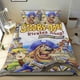 thumbnail image 1 of Scooby-Doo Piratas Conjunto de sábanas temático, trío de piezas, cómodo y amigable con la piel, diseño único, regalo de decoración para el hogar para familiares, amigos y fans, 90 cm * 190 cm, 1 of 6