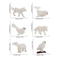 thumbnail image 2 of LNGOOR Simulation Marine Life Model White Whale Penguin Blue Whale Sea Lion Sea Cow Assorted Mini Animal Desktop Decoration Toys, 2 of 5