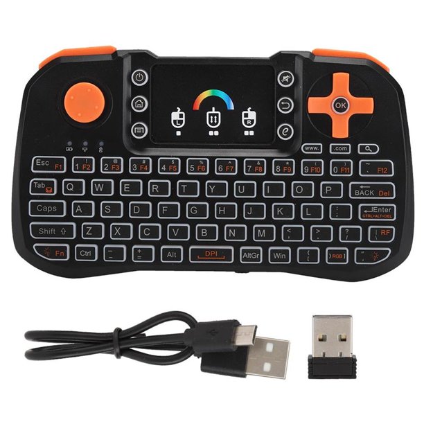 Tz10 Teclado Inalámbrico Touchpad Ratón Control Remoto De Mano Mini Teclado Táctil Serendint EL007402-00