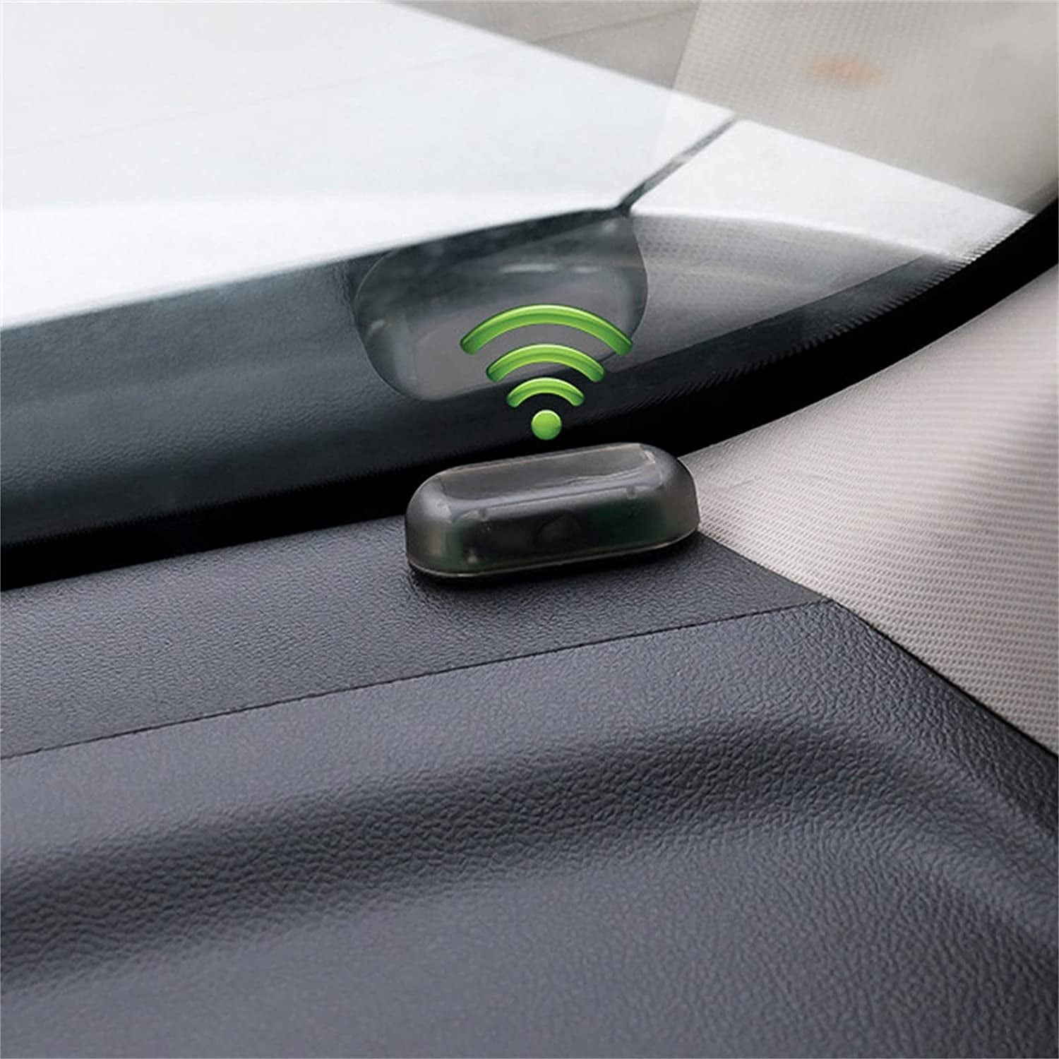 1PC Car Alarm System,Solar Powered Vehicle LED Light AntiTheft Flash