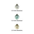 thumbnail image 5 of Serene Spaces Living Set of 12 Vintage Style Gold, Blue & Silver Glass Ball Ornaments for Christmas, 5 of 5