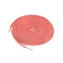 INSPIRE CHIC 2 Pairs Athletic Unisex Elastic Reflective Round Shoelaces for Sneakers Orange 100 cm/39.5"