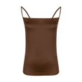 thumbnail image 4 of Nfurl Silky Satin Camisoles for Women for Under Clothes Soft Sleeveless Camisole Tops Comfy Casual Basic Undershirts Summer Slim Fit Undershirt, 4 of 6