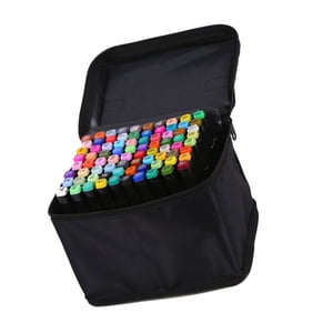 Colored Marker Pens,80 Colored Double Head Marker Pens Double Head Marker Pens Ultra Responsive