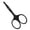 Black, variant on LIVINGO Nose Hair Scissors Curved Safety Rounded Tip Stainless Steel for Trim Facial Ear 3.75” Black