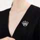 thumbnail image 2 of 8 Uds broche de corona alfileres broches de corona de moda para mujer accesorios elegantes para traje broche de fiesta de boda broches decorativos para vestido, 2 of 5